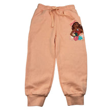 Load image into Gallery viewer, Girls Disney, Moana fleece lined track pants, Inside leg: 36.5cm, FUC, size 4,  