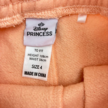 Load image into Gallery viewer, Girls Disney, Moana fleece lined track pants, Inside leg: 36.5cm, FUC, size 4,  