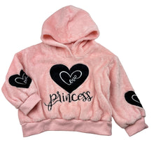 Load image into Gallery viewer, Girls pink, fleece hoodie sweater, FUC, size 2,  