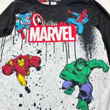 Load image into Gallery viewer, Boys Marvel, Superhero long sleeve pyjama top, pilling, FUC, size 12,  