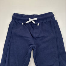 Load image into Gallery viewer, Unisex KID, navy track pants, elasticated, Inside leg: 29.5cm, GUC, size 2,  