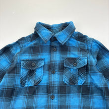 Load image into Gallery viewer, Boys Target, checked flannel cotton long sleeve shirt, FUC, size 6,  