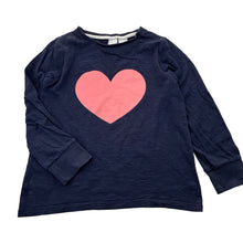 Load image into Gallery viewer, Girls Target, navy cotton long sleeve pyjama top, GUC, size 8,  
