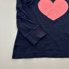 Load image into Gallery viewer, Girls Target, navy cotton long sleeve pyjama top, GUC, size 8,  