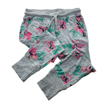 Load image into Gallery viewer, Girls Bonds, floral cotton track pants, Inside leg: 38cm, FUC, size 5,  