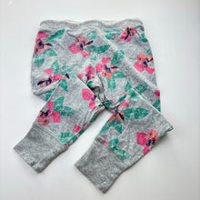 Load image into Gallery viewer, Girls Bonds, floral cotton track pants, Inside leg: 38cm, FUC, size 5,  