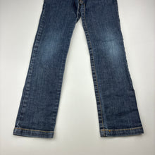Load image into Gallery viewer, Boys Munster, dark stretch denim jeans, adjustable, Inside leg: 50.5cm, FUC, size 6,  