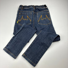 Load image into Gallery viewer, Boys Munster, dark stretch denim jeans, adjustable, Inside leg: 50.5cm, FUC, size 6,  