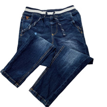 Load image into Gallery viewer, Boys Target, stretch denim pants, elasticated, Inside leg: 46cm, GUC, size 5,  