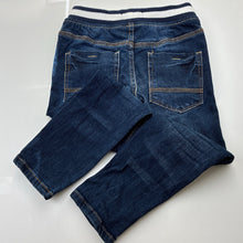 Load image into Gallery viewer, Boys Target, stretch denim pants, elasticated, Inside leg: 46cm, GUC, size 5,  
