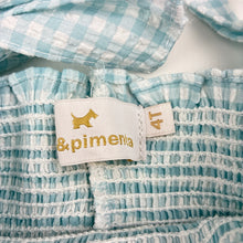 Load image into Gallery viewer, Girls Sal &amp; Pimenta, lightweight gingham summer dress, Made in Portugal, GUC, size 4, L: 52cm