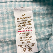 Load image into Gallery viewer, Girls Sal &amp; Pimenta, lightweight gingham summer dress, Made in Portugal, GUC, size 4, L: 52cm