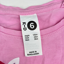 Load image into Gallery viewer, Girls KID, cotton casual dress, unicorn, EUC, size 6, L: 63cm