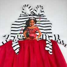 Load image into Gallery viewer, Girls Disney, Elena Avalor spliced dress, FUC, size 5, L: 58cm