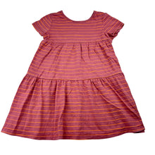 Load image into Gallery viewer, Girls Anko, striped cotton casual dress, GUC, size 3, L: 48cm