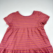 Load image into Gallery viewer, Girls Anko, striped cotton casual dress, GUC, size 3, L: 48cm