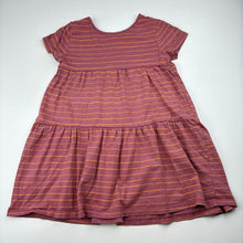 Load image into Gallery viewer, Girls Anko, striped cotton casual dress, GUC, size 3, L: 48cm