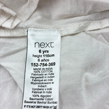 Load image into Gallery viewer, Girls Next, lined lightweight floral cotton dress, GUC, size 6, L: 58cm