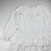 Load image into Gallery viewer, Girls STYLE NORITER, lined cotton long sleeve dress, EUC, size 6, L: 66cm