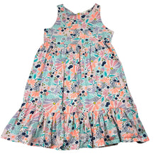 Load image into Gallery viewer, Girls Milkshake, floral soft cotton dress, wash fade, armpit to armpit: 31cm, FUC, size 6, L: 62cm