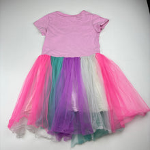 Load image into Gallery viewer, Girls K-Pop Demon Hunters, cotton &amp; tulle dress, FUC, size 5, L: 55cm