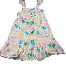 Load image into Gallery viewer, Girls KID, linen / viscose summer dress, EUC, size 4, L: 56cm