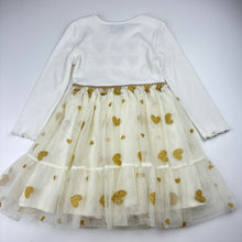 Load image into Gallery viewer, Girls Primark, tulle &amp; sequin long sleeve dress, EUC, size 2-3, L: 50cm