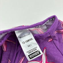 Load image into Gallery viewer, Girls Bonds, zip wondersuit / zippy / romper, EUC, size 1,  