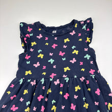 Load image into Gallery viewer, Girls H&amp;M, organic cotton casuasl dress, GUC, size 3-4, L: 49cm