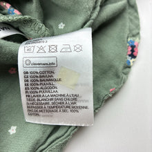 Load image into Gallery viewer, Girls H&amp;M, floral cotton shirt dress, EUC, size 3, L: 48cm