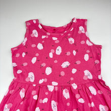 Load image into Gallery viewer, Girls Anko, pink cotton casual dress, GUC, size 7, L: 58cm