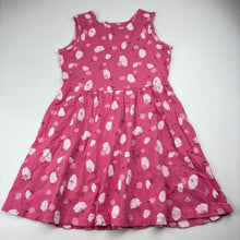 Load image into Gallery viewer, Girls Anko, pink cotton casual dress, GUC, size 7, L: 58cm