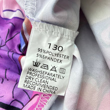 Load image into Gallery viewer, Girls colourful, lightweight stretchy dress, unicorn, EUC, size 8, L: 65cm