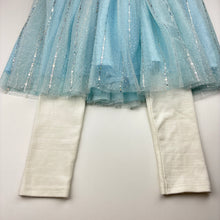 Load image into Gallery viewer, Girls Mari N Mori, tulle &amp; sequin skirt, built-in leggings, elasticated, EUC, size 7-8,  