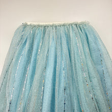 Load image into Gallery viewer, Girls Mari N Mori, tulle &amp; sequin skirt, built-in leggings, elasticated, EUC, size 7-8,  