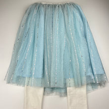 Load image into Gallery viewer, Girls Mari N Mori, tulle &amp; sequin skirt, built-in leggings, elasticated, EUC, size 7-8,  