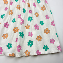 Load image into Gallery viewer, Girls Target, ribbed stretchy floral dress, light marks, FUC, size 5, L: 62cm