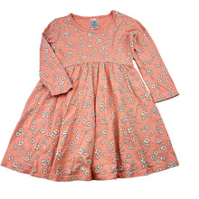 Load image into Gallery viewer, Girls Target, floral cotton long sleeve dress, EUC, size 2, L: 47cm