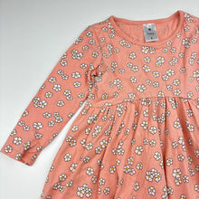 Load image into Gallery viewer, Girls Target, floral cotton long sleeve dress, EUC, size 2, L: 47cm