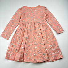Load image into Gallery viewer, Girls Target, floral cotton long sleeve dress, EUC, size 2, L: 47cm