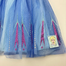 Load image into Gallery viewer, Girls Disney, Frozen Elsa tulle &amp; glitter party dress, EUC, size 4, L: 55cm