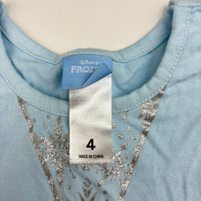 Load image into Gallery viewer, Girls Disney, Frozen Elsa tulle &amp; glitter party dress, EUC, size 4, L: 55cm