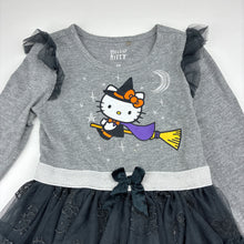 Load image into Gallery viewer, Girls San Rio, Hello Kitty Halloween dress, FUC, size 3, L: 47cm