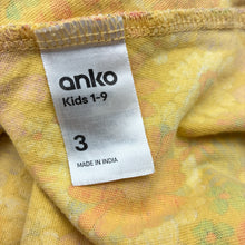 Load image into Gallery viewer, Girls Anko, floral cotton casual dress, FUC, size 3, L: 53cm