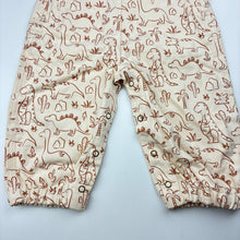 Load image into Gallery viewer, Girls Blossom + Pear, denim dinosaur overalls / dungarees, NEW, size 2,  