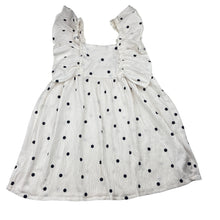 Load image into Gallery viewer, Girls Zara, soft feel stretchy dress, small mark lower front, FUC, size 3-4, L: 54cm