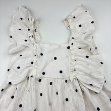 Load image into Gallery viewer, Girls Zara, soft feel stretchy dress, small mark lower front, FUC, size 3-4, L: 54cm