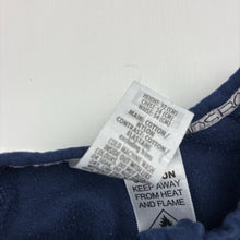 Load image into Gallery viewer, Unisex Bonds, navy terry zip wondersuit / zippy / romper, GUC, size 2,  