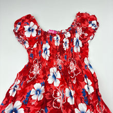 Load image into Gallery viewer, Girls Island Princess, floral summer dress, Sz: M, EUC, size 4, L: 56cm