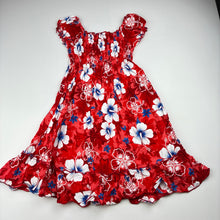 Load image into Gallery viewer, Girls Island Princess, floral summer dress, Sz: M, EUC, size 4, L: 56cm
